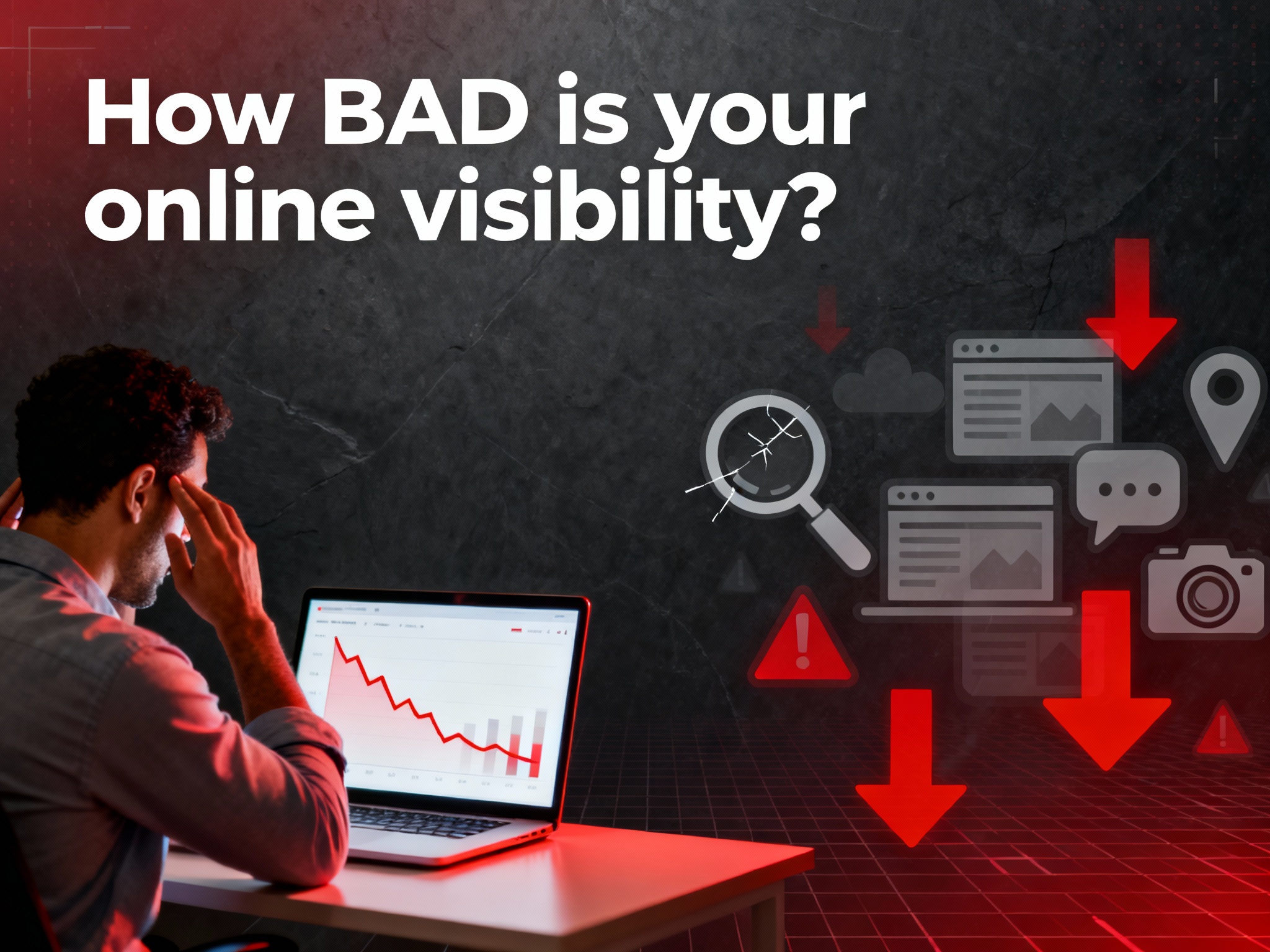 How BAD is your online visibility? - Habil Kantur